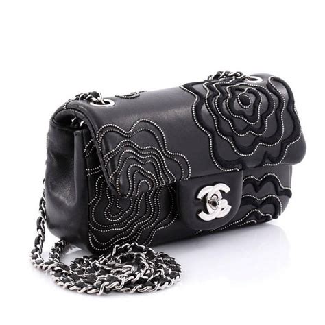 chanel black camellia flap bag|chanel camellia flats.